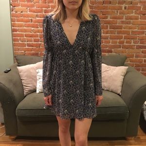 Urban Outfitters Bell Sleeve Floral Dress